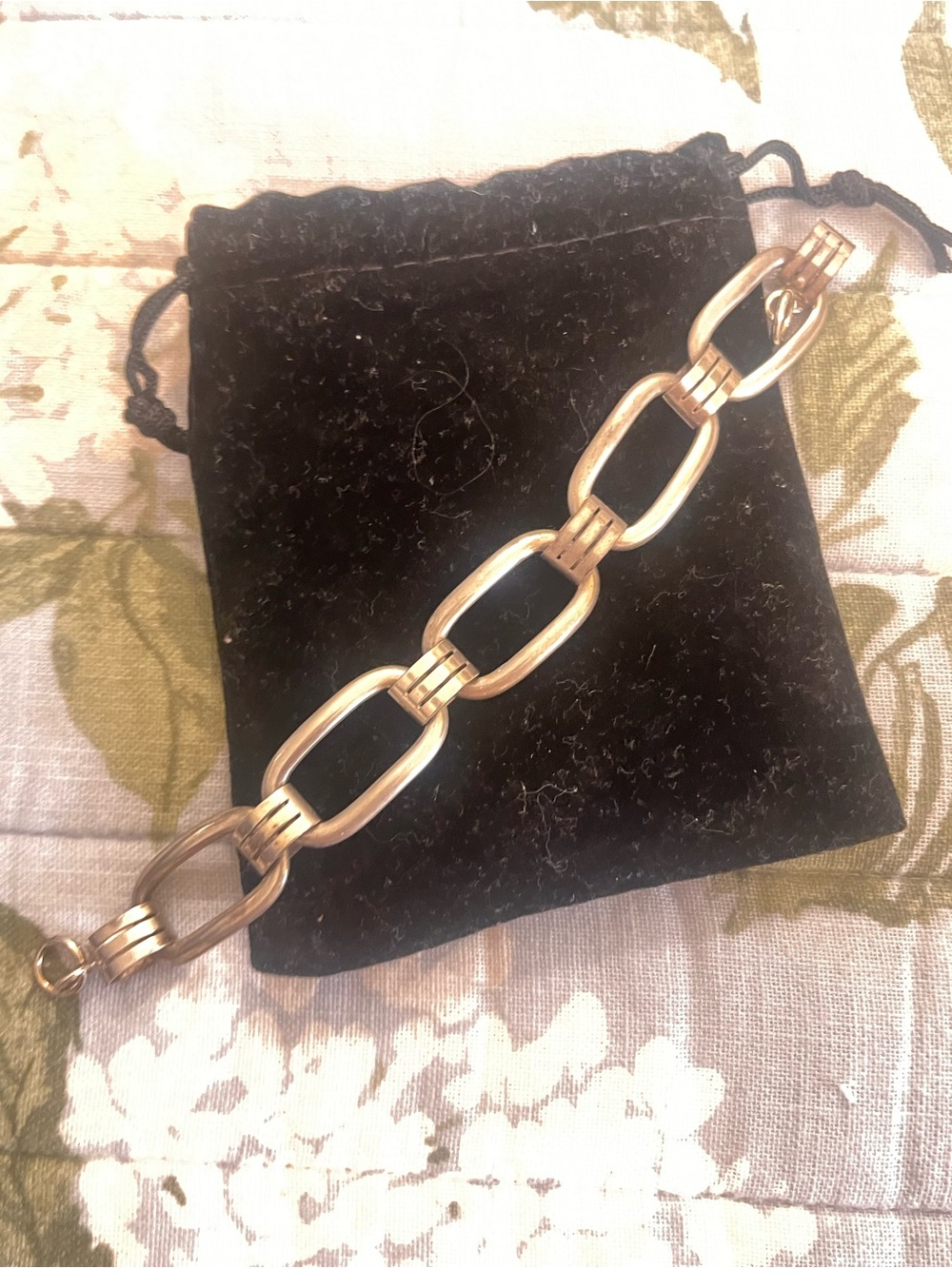 Men's Silver Link Bracelet - Classic Chain Design size 8 inch
